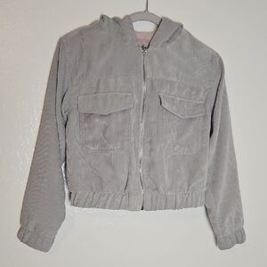 Haute Monde Soft Pink and Gray Jacket